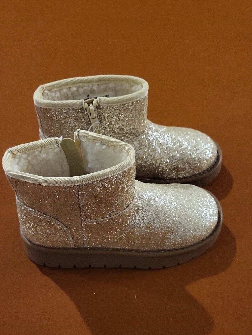 Girls Size 13 Glitter Fur Lined Boots